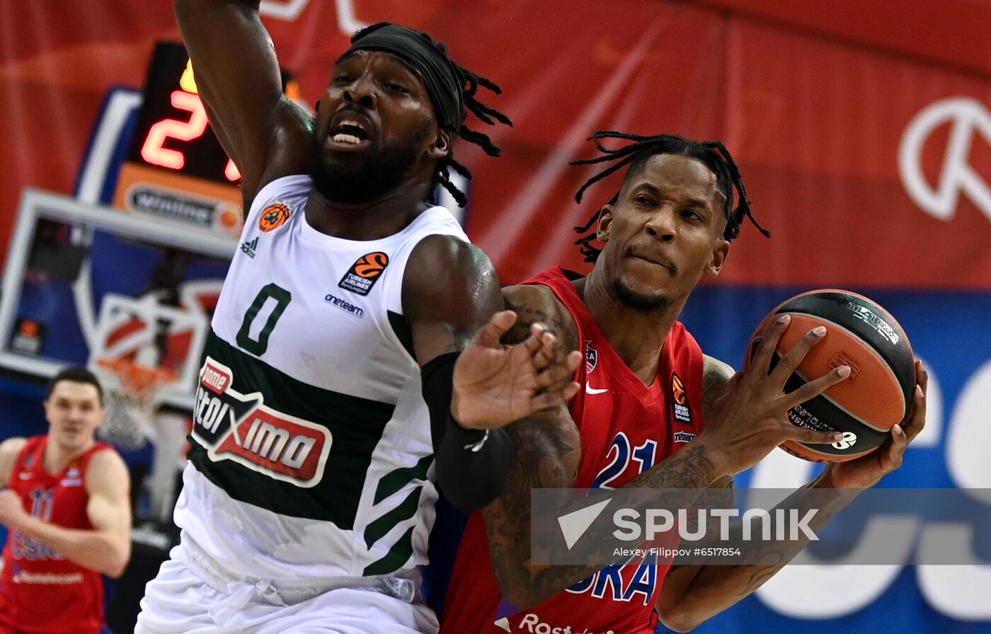 Russia Basketball Euroleague CSKA - Panathinaikos