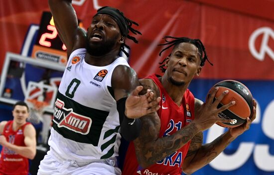Russia Basketball Euroleague CSKA - Panathinaikos