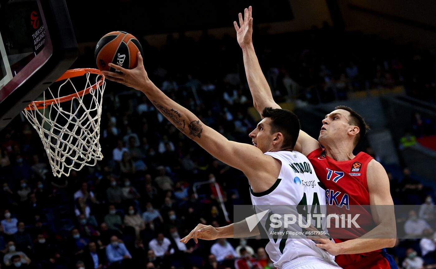 Russia Basketball Euroleague CSKA - Panathinaikos