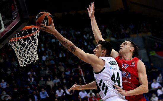 Russia Basketball Euroleague CSKA - Panathinaikos