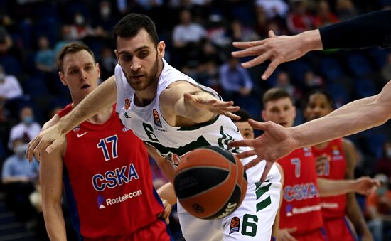 Russia Basketball Euroleague CSKA - Panathinaikos