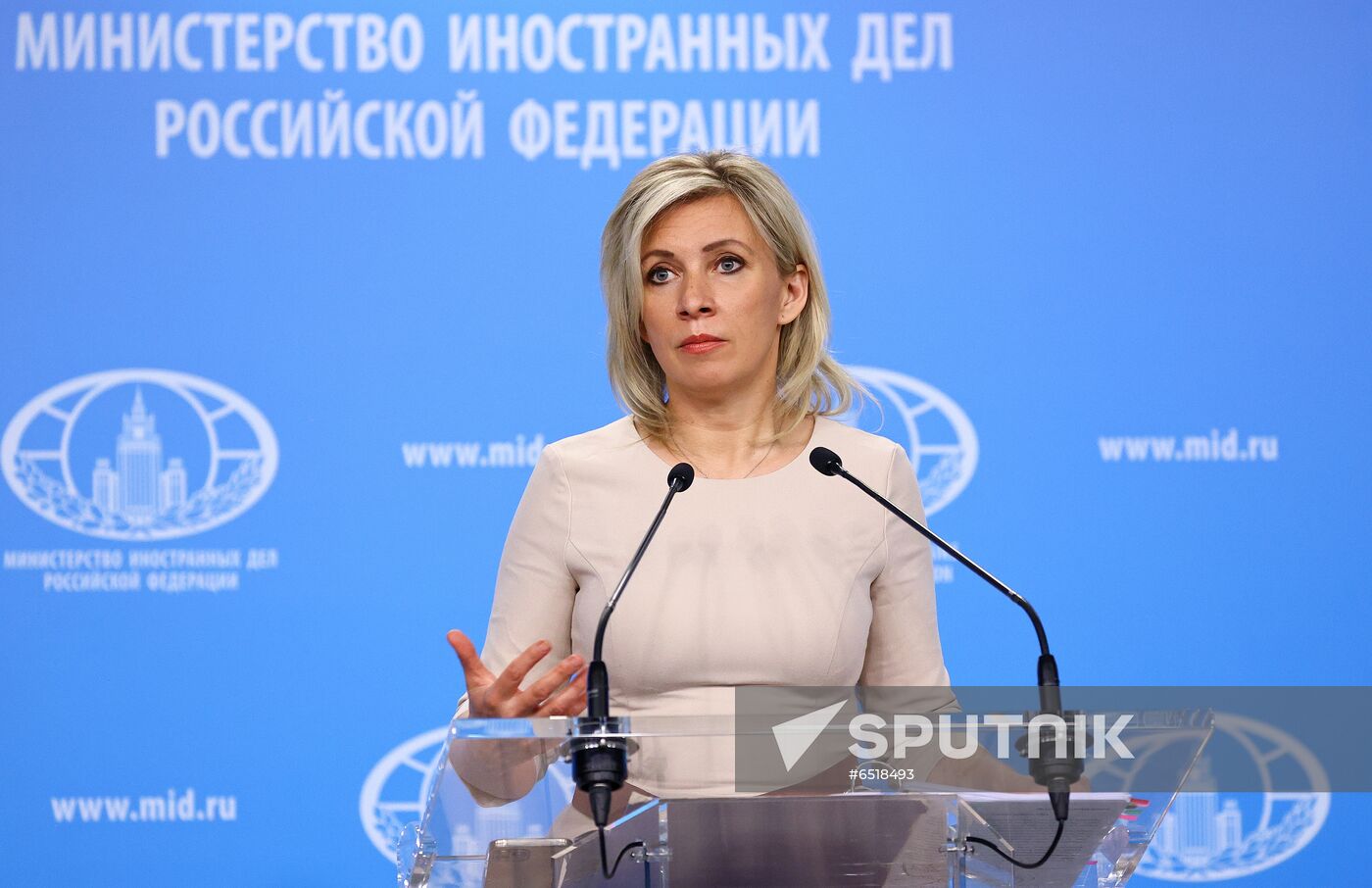 Russia Zakharova Briefing