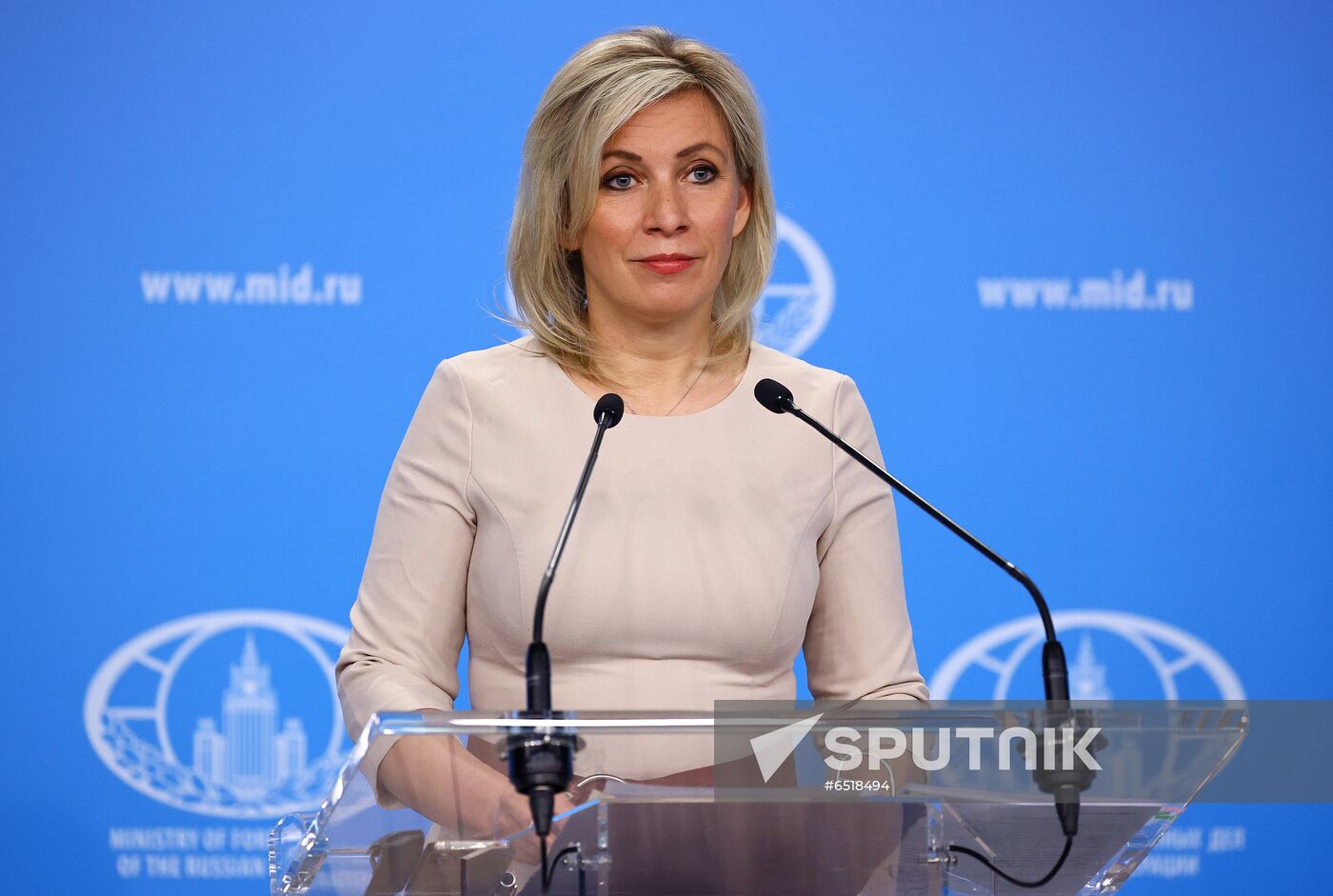 Russia Zakharova Briefing