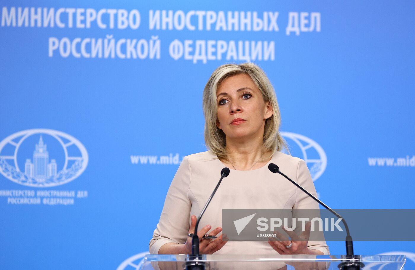 Russia Zakharova Briefing
