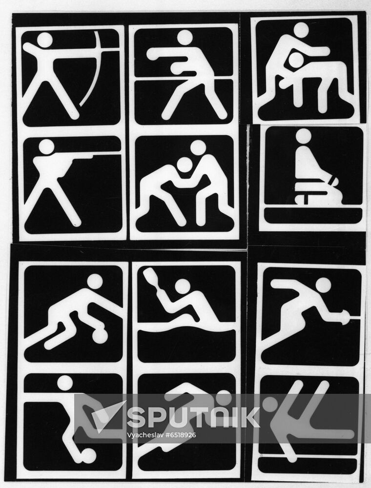 1980 Olympics pictograms