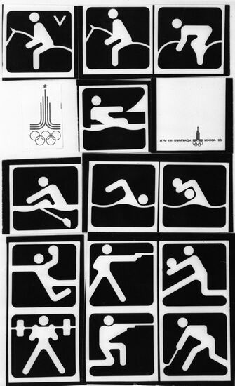 1980 Olympics pictograms