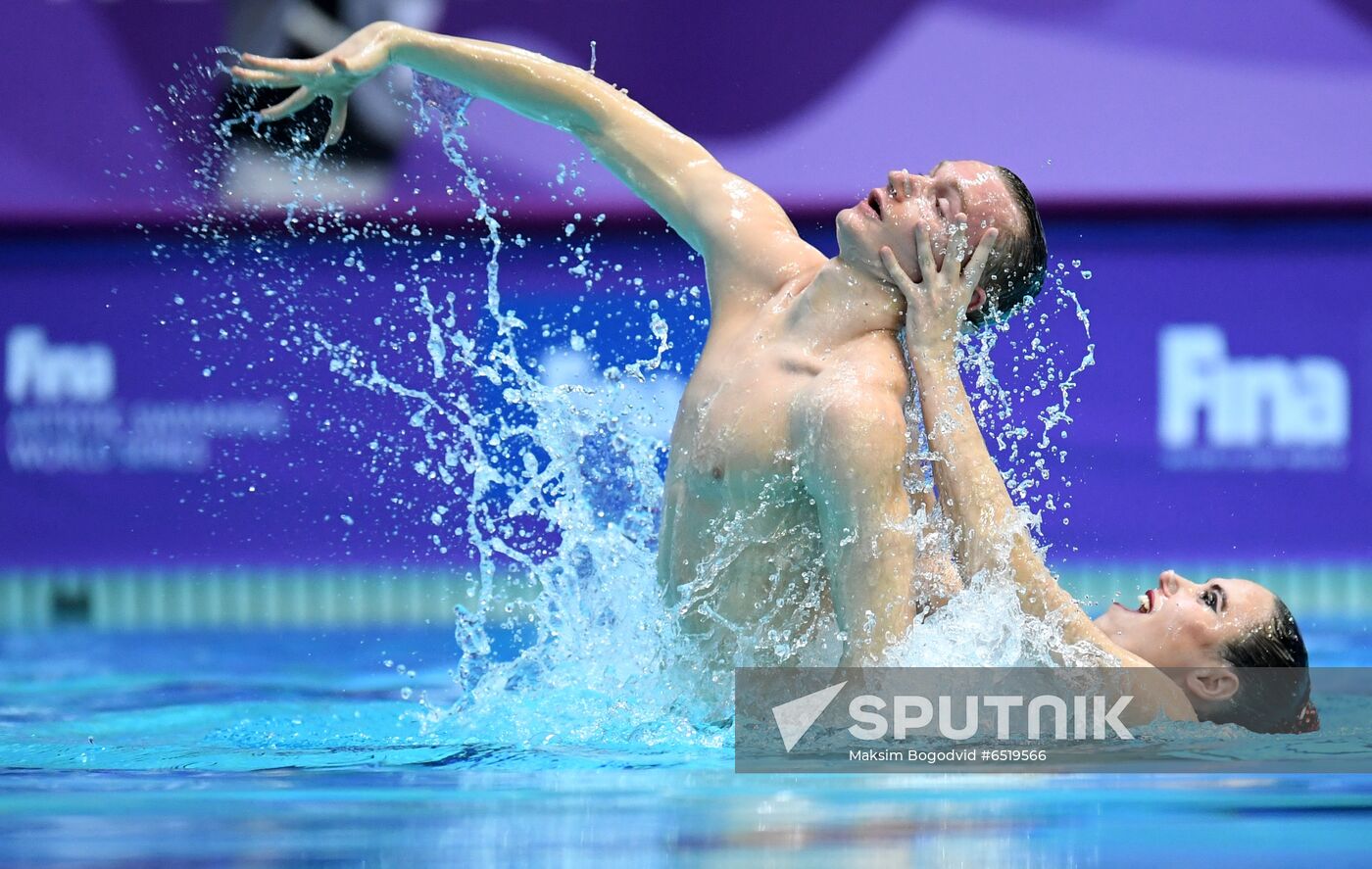 Russia Artistic Swimming World Series Mixed Duet Technical