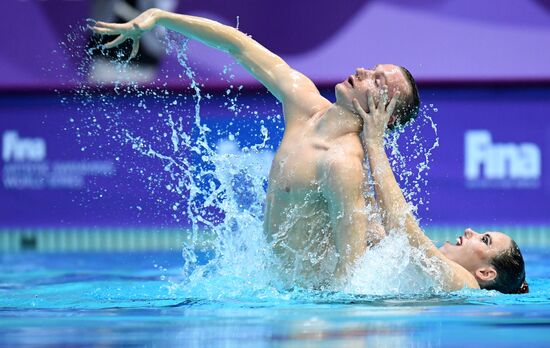 Russia Artistic Swimming World Series Mixed Duet Technical