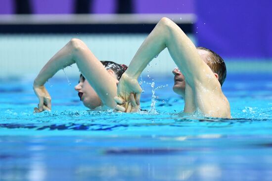 Russia Artistic Swimming World Series Mixed Duet Technical
