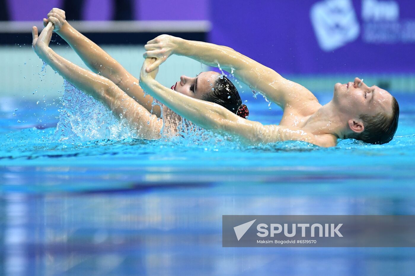 Russia Artistic Swimming World Series Mixed Duet Technical