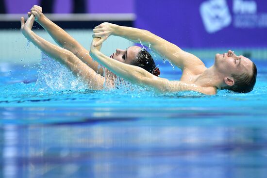 Russia Artistic Swimming World Series Mixed Duet Technical