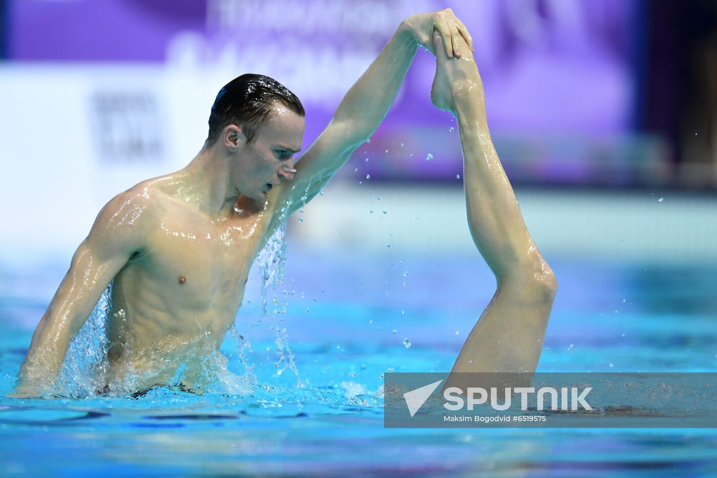Russia Artistic Swimming World Series Mixed Duet Technical