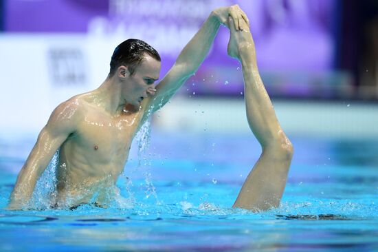 Russia Artistic Swimming World Series Mixed Duet Technical