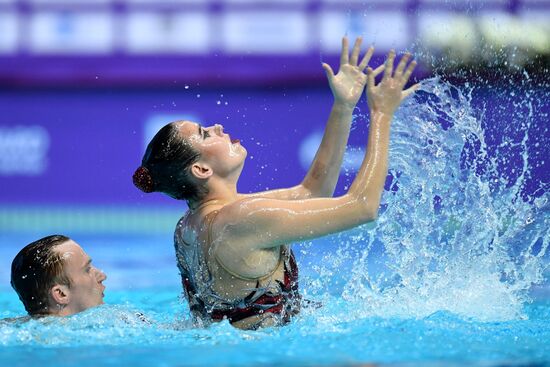 Russia Artistic Swimming World Series Mixed Duet Technical