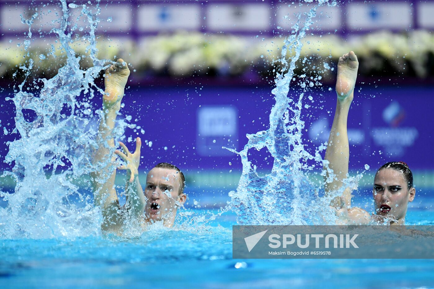 Russia Artistic Swimming World Series Mixed Duet Technical