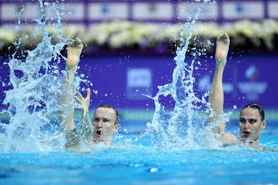 Russia Artistic Swimming World Series Mixed Duet Technical