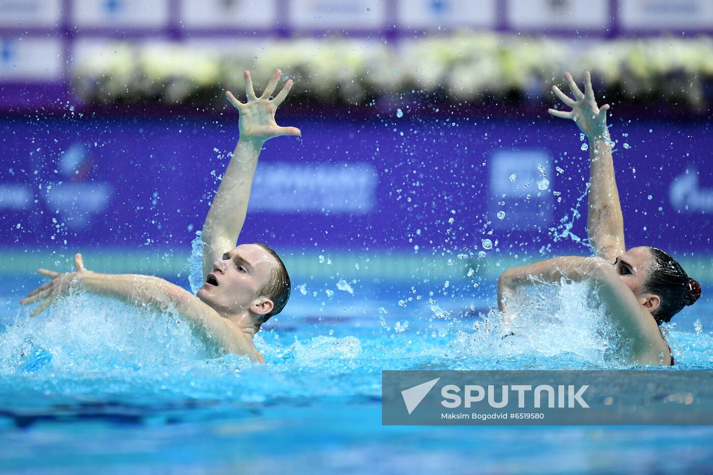 Russia Artistic Swimming World Series Mixed Duet Technical