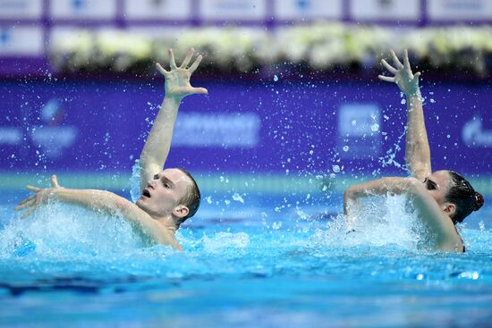 Russia Artistic Swimming World Series Mixed Duet Technical