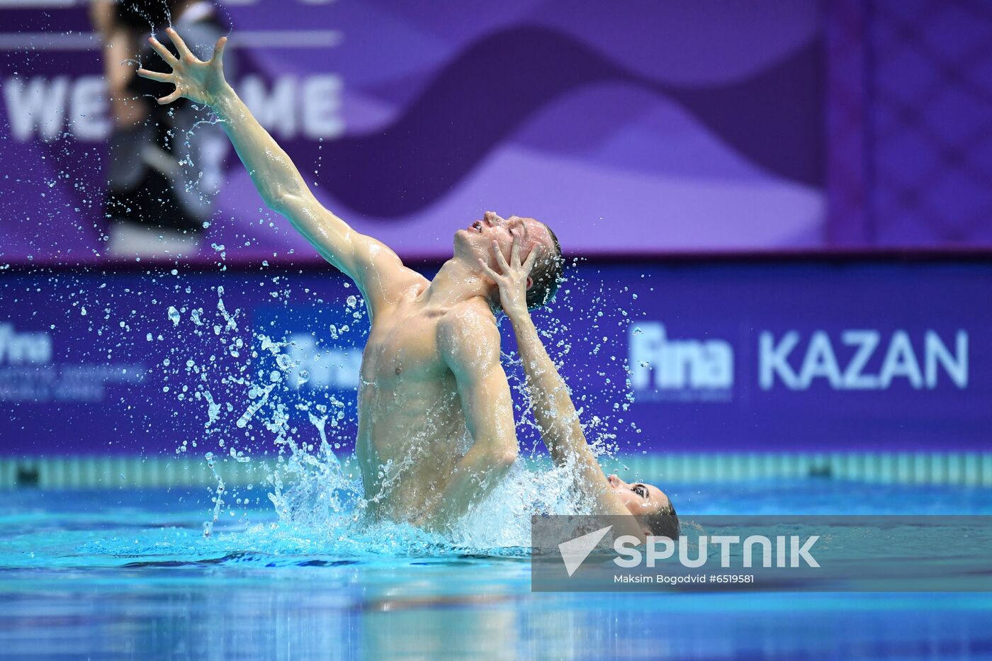 Russia Artistic Swimming World Series Mixed Duet Technical