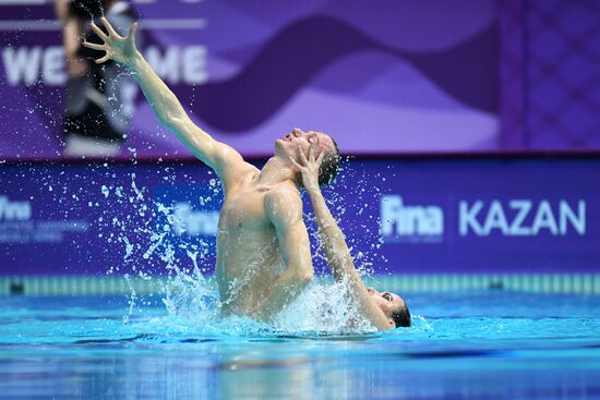 Russia Artistic Swimming World Series Mixed Duet Technical