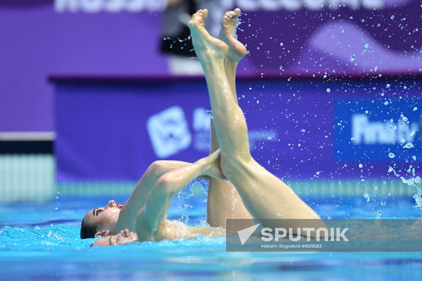 Russia Artistic Swimming World Series Mixed Duet Technical