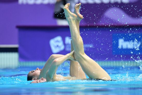 Russia Artistic Swimming World Series Mixed Duet Technical
