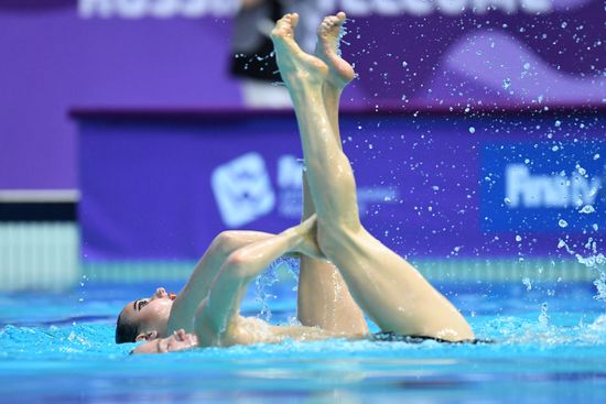 Russia Artistic Swimming World Series Mixed Duet Technical