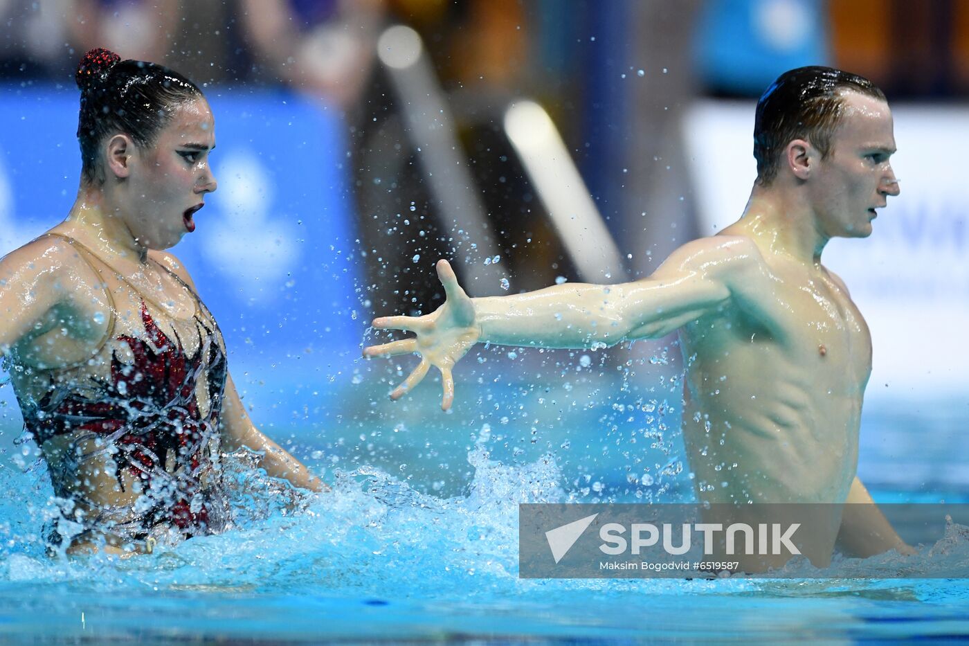 Russia Artistic Swimming World Series Mixed Duet Technical