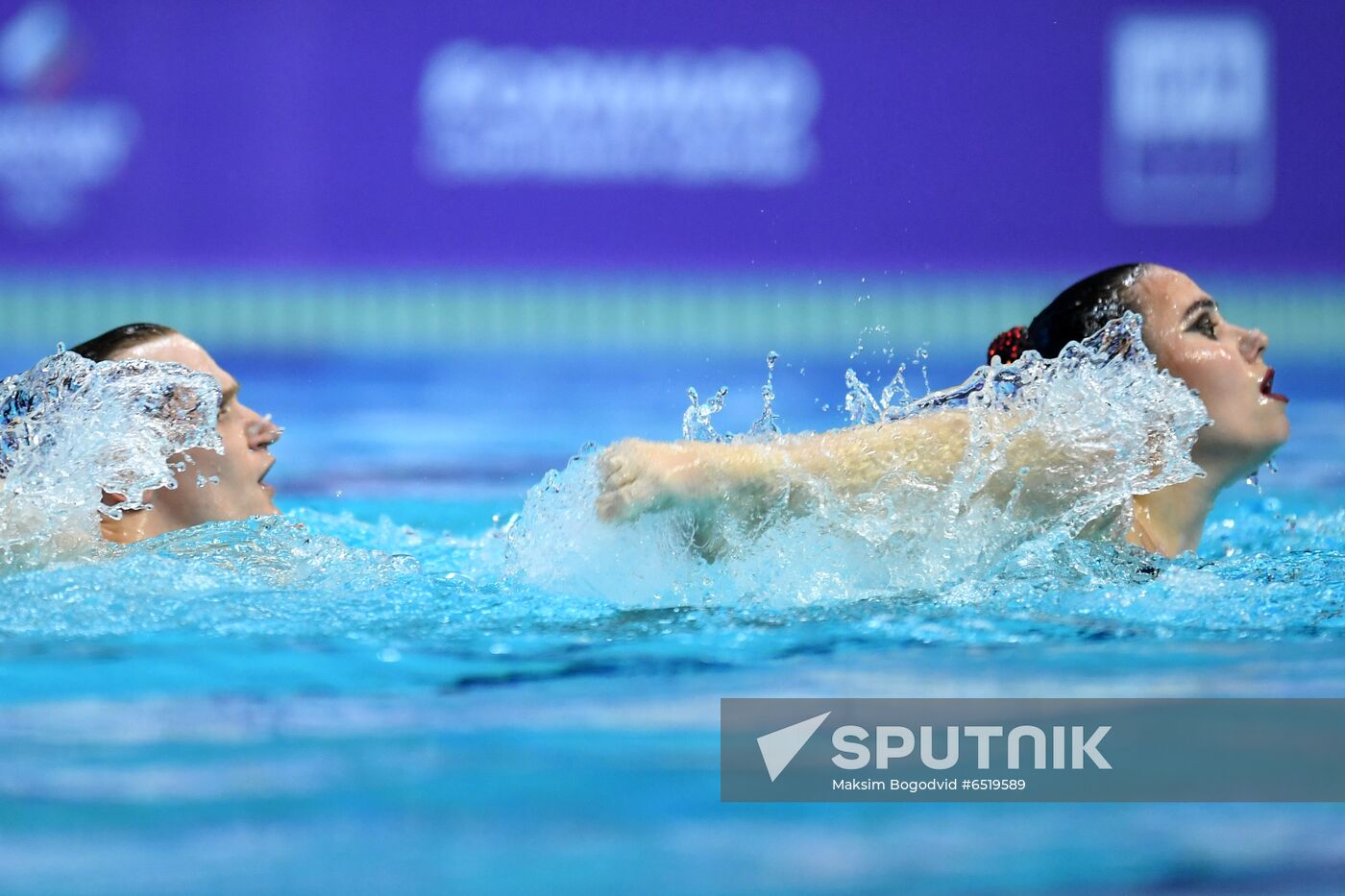 Russia Artistic Swimming World Series Mixed Duet Technical
