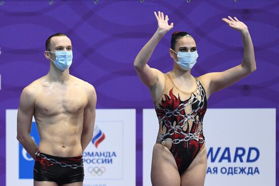 Russia Artistic Swimming World Series Mixed Duet Technical