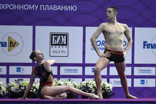 Russia Artistic Swimming World Series Mixed Duet Technical