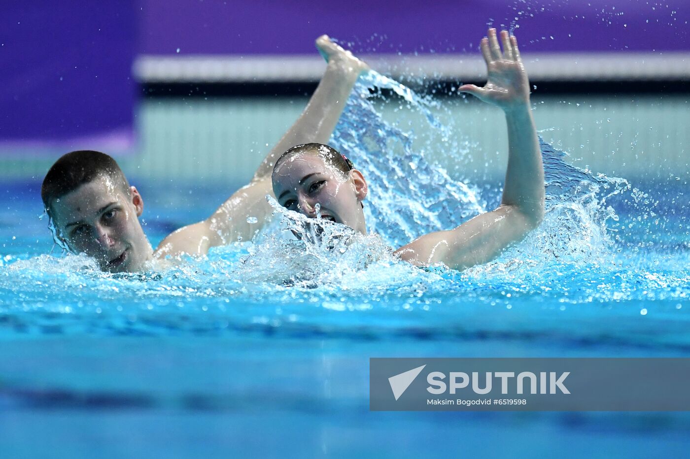 Russia Artistic Swimming World Series Mixed Duet Technical