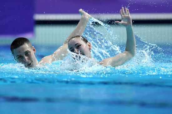 Russia Artistic Swimming World Series Mixed Duet Technical