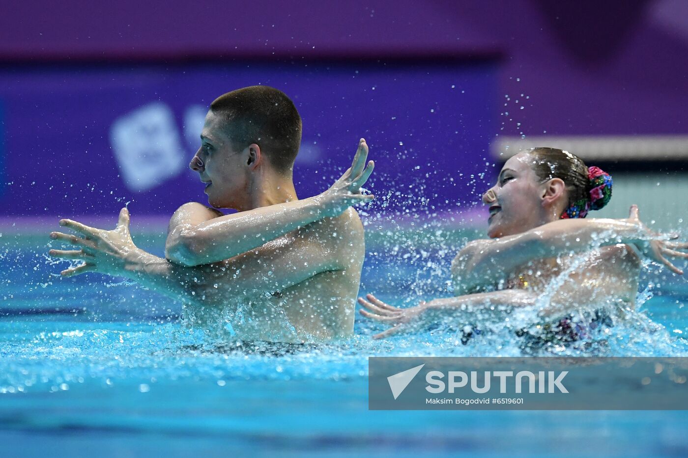 Russia Artistic Swimming World Series Mixed Duet Technical