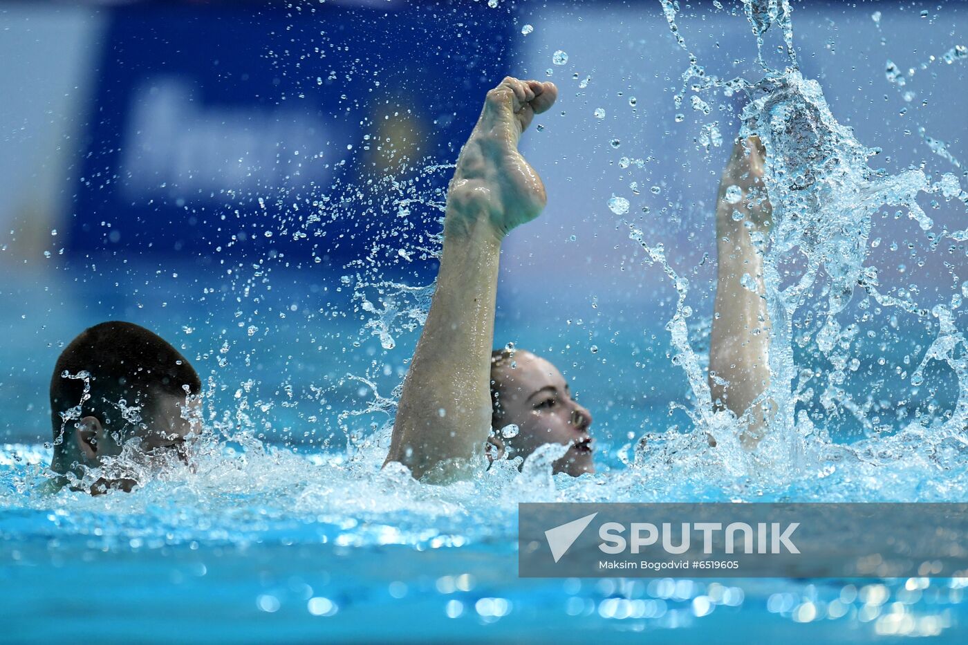 Russia Artistic Swimming World Series Mixed Duet Technical