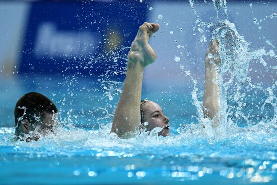 Russia Artistic Swimming World Series Mixed Duet Technical