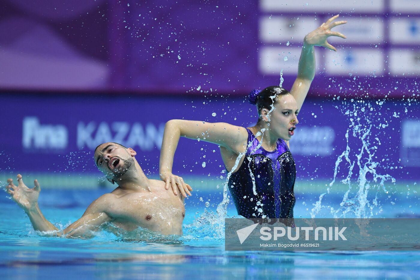 Russia Artistic Swimming World Series Mixed Duet Technical