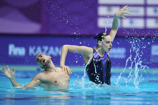 Russia Artistic Swimming World Series Mixed Duet Technical