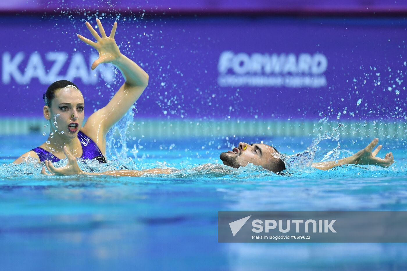 Russia Artistic Swimming World Series Mixed Duet Technical