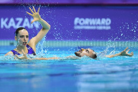 Russia Artistic Swimming World Series Mixed Duet Technical