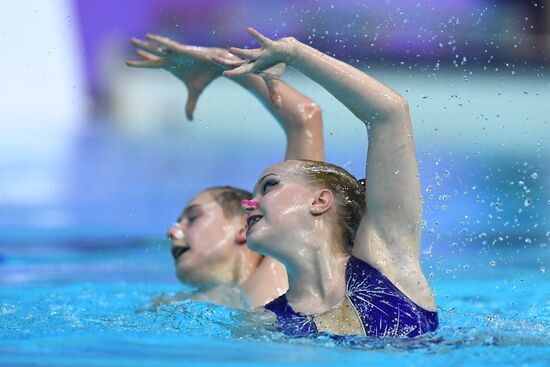 Russia Artistic Swimming World Series Mixed Duet Technical