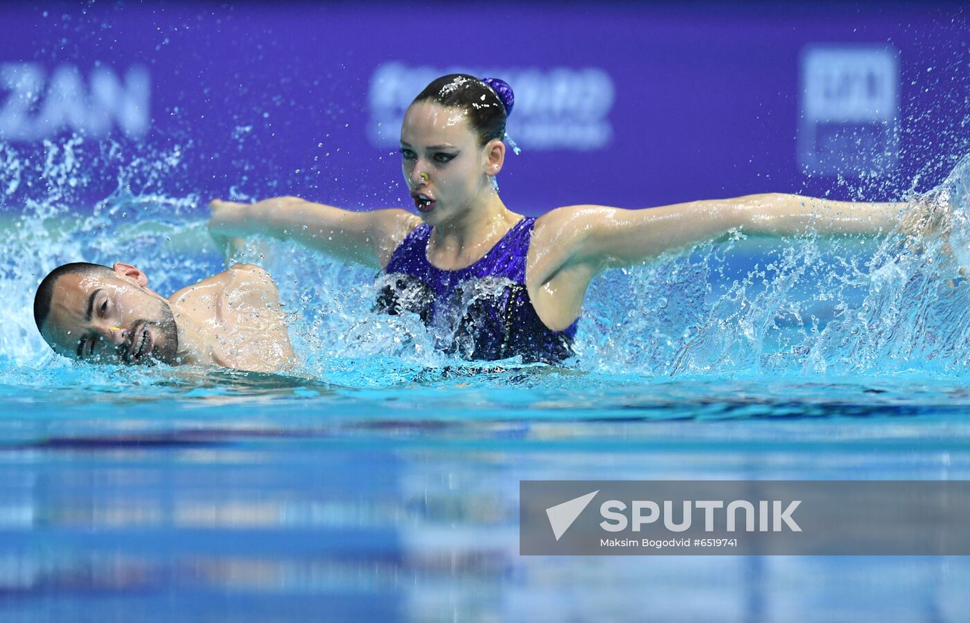 Russia Artistic Swimming World Series Mixed Duet Technical