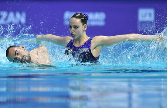 Russia Artistic Swimming World Series Mixed Duet Technical