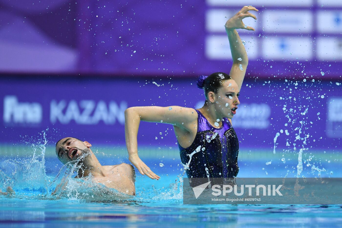 Russia Artistic Swimming World Series Mixed Duet Technical