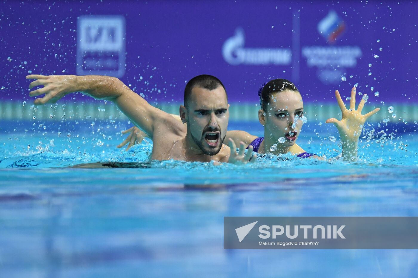 Russia Artistic Swimming World Series Mixed Duet Technical
