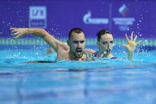 Russia Artistic Swimming World Series Mixed Duet Technical