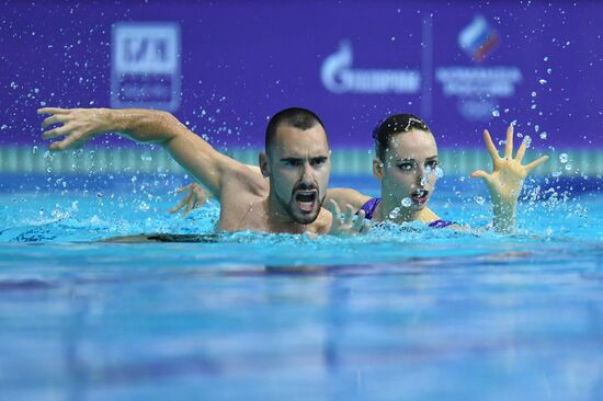 Russia Artistic Swimming World Series Mixed Duet Technical