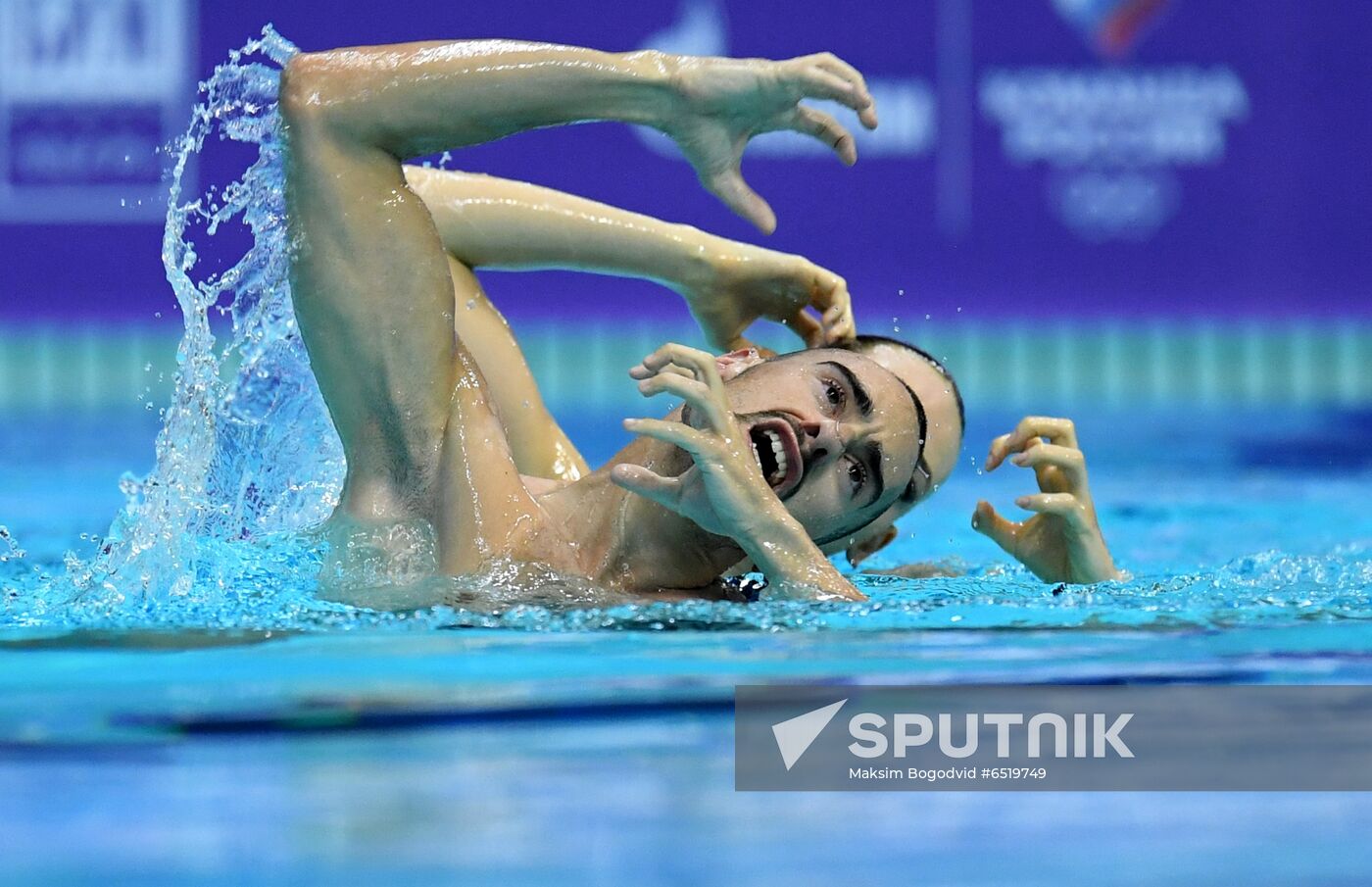 Russia Artistic Swimming World Series Mixed Duet Technical