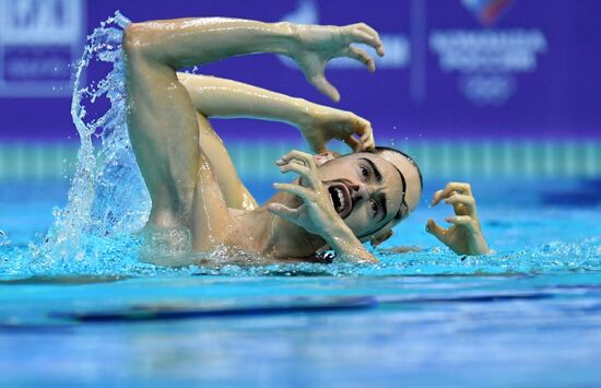 Russia Artistic Swimming World Series Mixed Duet Technical