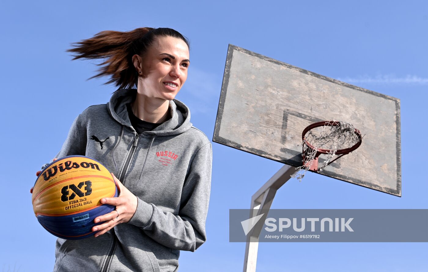 Russia Olympics 3x3 Basketball Player Day